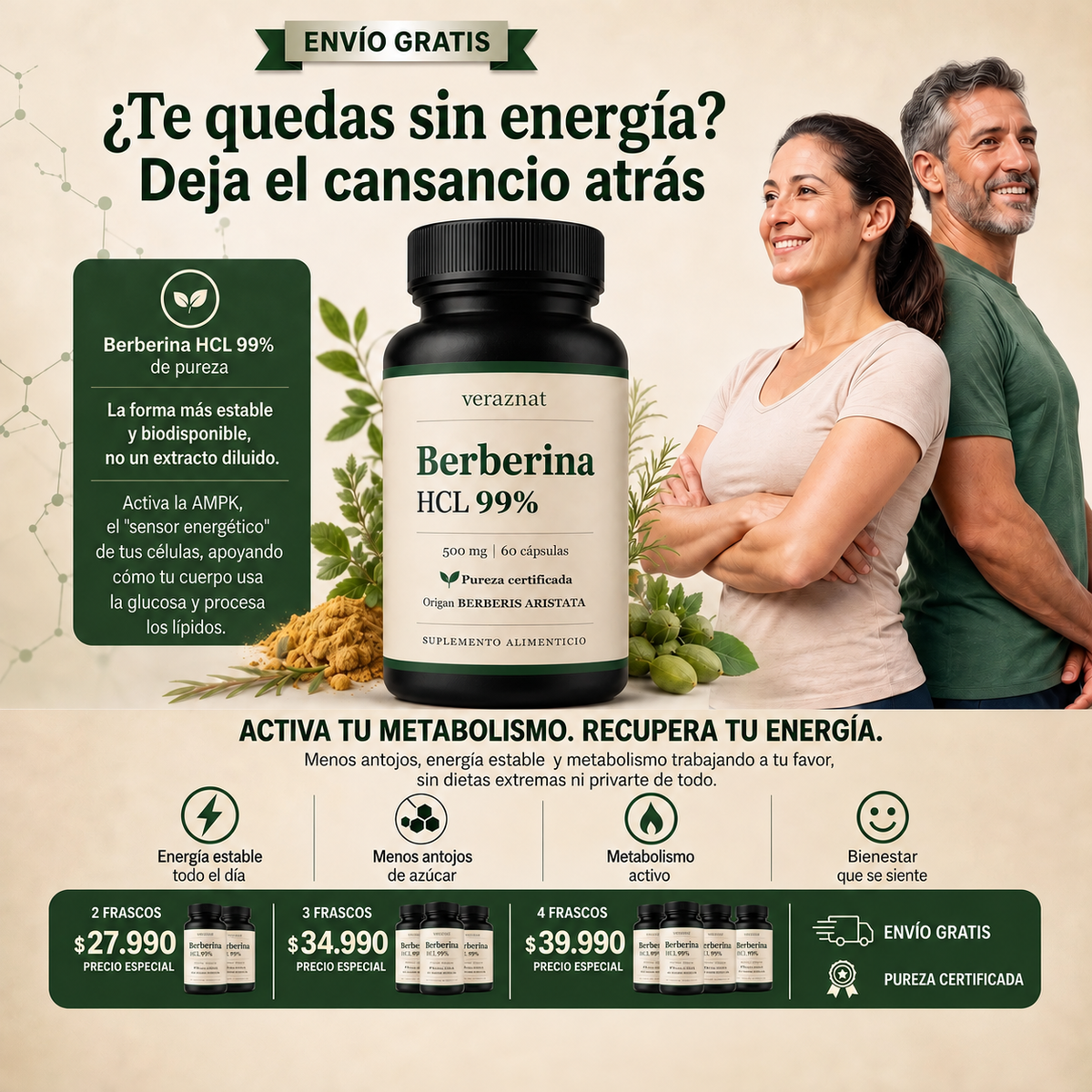 Berberina HCL 99%