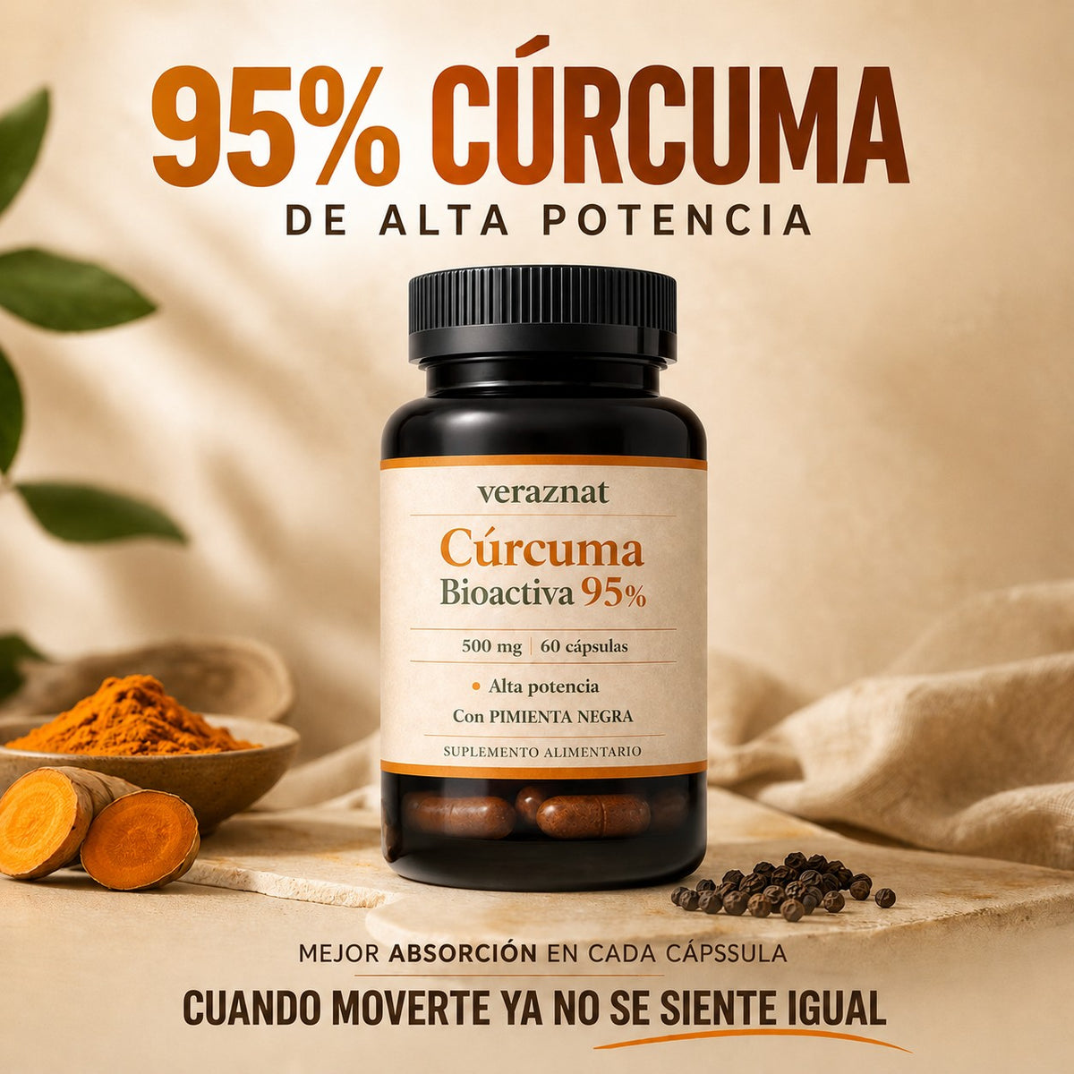 Curcuma Bioactiva 95%