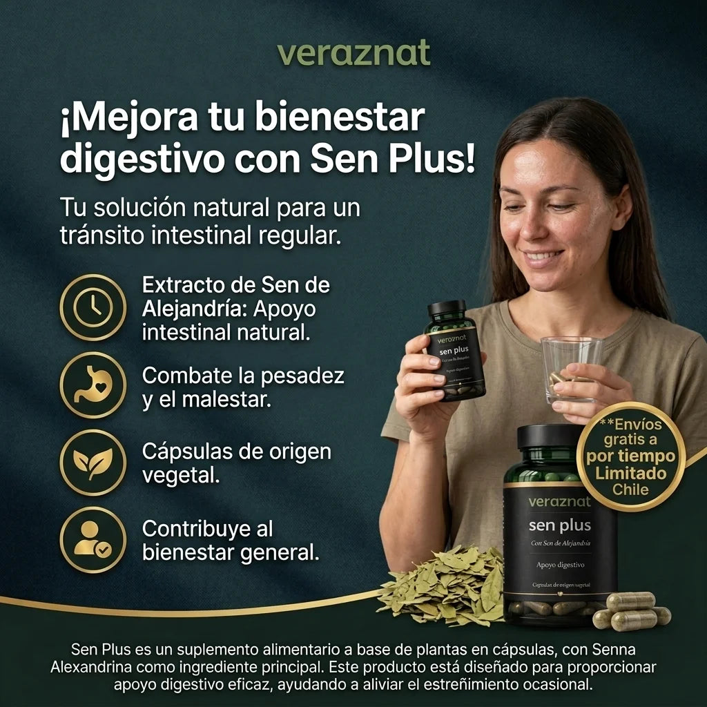 sen plus apoyo natural para tu transito digestivo. 60 Cap.
